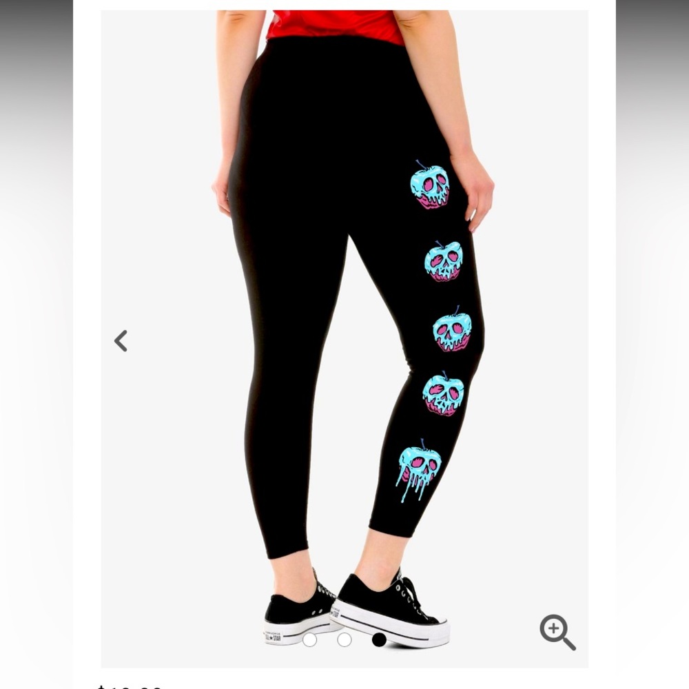 Disney Snow White And The Seven Dwarfs Poison Apple Leggings Plus Size 3x